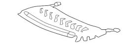 4w6z-7646668-baa Ford Genuine Package Tray