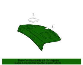 5g1z-5446668-baa Ford Genuine Package Tray #2