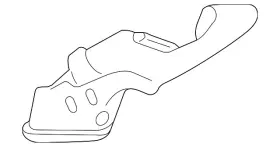 5s4z-6146808-baa Ford Genuine Trim Support