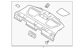 8e5z-5446668-fb Ford Genuine Package Tray