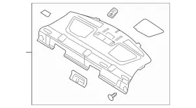 8e5z-5446668-gb Ford Genuine Package Tray