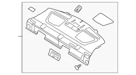 8e5z-5446668-gc Ford Genuine Package Tray