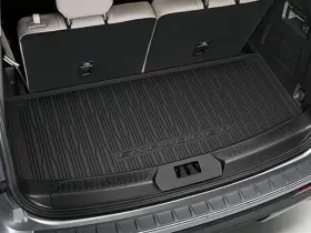 Bb5z-6111600-bb Ford 11 Thru 19 Explorer Oem 3rd Row Black Cargo Area Protector Mat Liner Used