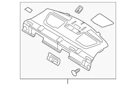 Ford Be5z-5446668-ba Genuine Package Tray