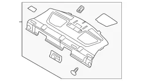 Bh6z-5446668-aa Ford Genuine Package Tray
