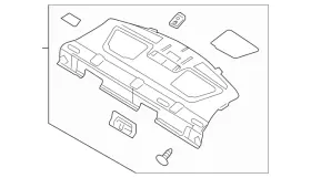 Bh6z-5446668-ab Ford Genuine Package Tray