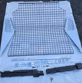 C13-e Ford Transit Connect Rear Cargo Partition Ranger Design #c13-e Steel Wire Mesh