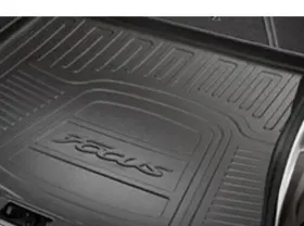Cm5z-6111600-ea Ford 12-18 Focus 4 Door Sedan W/o Subwoofer Black Cargo Trunk Protector Liner