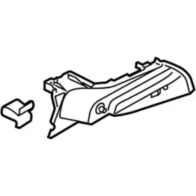 D2bz-5846808-ac Ford Genuine Support - Rear Package Tray Tr