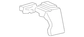 F4zz-6352566-a Ford Genuine Package Tray Support