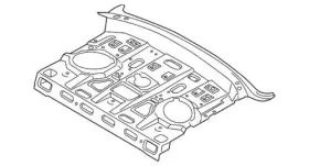 Ks7z-5446506-a Ford Genuine 2013-2020 Fusion Police Resp Hyb Ssv Tray - Package