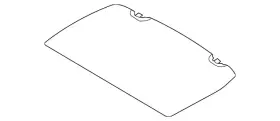Lj6z-78550a74-ac Ford Genuine Easy Access Cargo Shade
