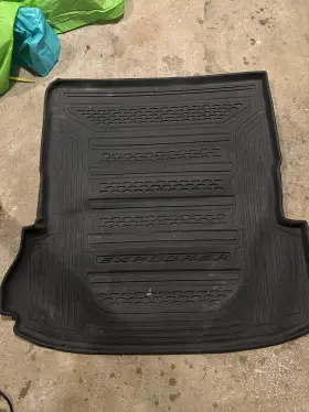 6111600-aa Ford Motor Company Oem 2011-2019 Explorer Cargo Liner- Black Mat Protector