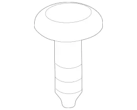 W709571-ss3zh Ford Genuine Insulator Retainer