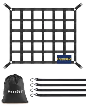 Fgln0004 Foundgo Cargo Net For Pickup Truck Bed42 Inch X 50 Bed With Capac
