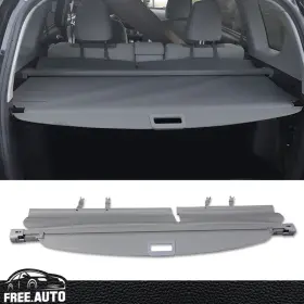 Free-auto802 848524011603 Fits 06-12 Toyota Rav4 Retractable Rear Cargo Security Cover Shade Gray Oe Style