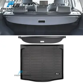Cpt1-tclc22f-1-bk Freemotor802 198073537889 Fits 22-25 Toyota Corolla Cross Fwd 3d Trunk Mat Cargo Boot Liner Cover