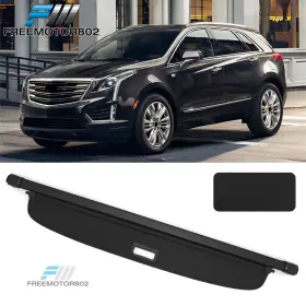 Fz-5-tc-cxt517-bkcf Freemotor802 Fits 2017-2025 Cadillac Xt5 Retractable Rear Cargo Cover Carbon Fiber Texture
