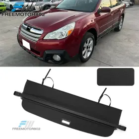 Fz-5-tc-so10-bkcf Freemotor802 Fits 2010-2014 Subaru Outback Retractable Trunk Cargo Cover Carbon Fiber Texture
