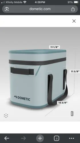 Sbox064 Front Runner 951218428862 Dometic Go Portable Soft Storage 20l 20 Liter Color Glacier New Nwt