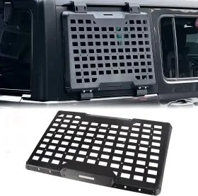 Furyengraver 2018-2024 4 Rear Window Storage Molle Panel Flank Jeep Wrangler Jl Door