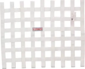 4131wh G-force Racing Gear Ribbon Window Net White