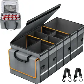 Gdnasist 734675614537 Car Trunk Organizer Cooler 6 Dividers Gdnasist 734675614537 Car Trunk Organizer Cooler 6 Dividers