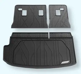 84586766 General Motors 2018-2024 Chevrolet Traverse All Weather Integrated Cargo Liner Black