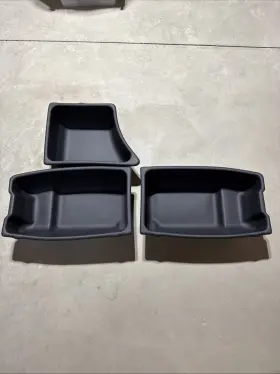 08u45-tgs-100a Genuine Factory American Honda Oem 19-25 Passport Rear Cargo Storage Bins 3pc Bin Set Three Piece