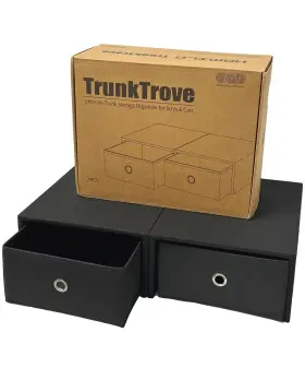Tt-320b21 Ggd Gyeonggido Company Trunktrove 2pcs Wood Car Trunk Organizer For Seamless Addition To Exis