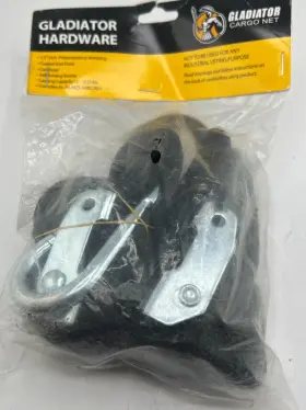 Ash-70 Gladiator Cargo Nets 1.5 Inch Polypropylene Double Snap Link Hardware System Ash-70 Gladiator Cargo Nets 1.5 Inch Polypropylene Double Snap Link Hardware System