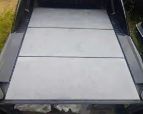 147.gm6d05 Gm 3 Piece Tonneau Cover 2002-14 Chevy Avalanche Cadillac Escalade Ext Oem #2