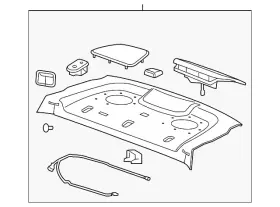 15840321 Gm Genuine Pkg Tray Trim