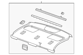 22789646 Gm Genuine Pkg Tray Trim