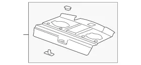 23170281 Gm Genuine Pkg Tray Panel