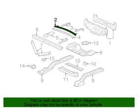 25634530 Gm Genuine Panel Above Lid #2