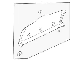 25753773 Gm Genuine Pkg Tray Trim