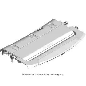 84479899 Gm Genuine Black Rear Window Panel Trim