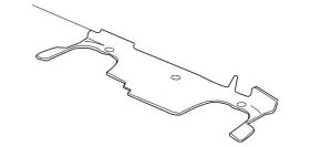 92219159 Gm Genuine Rear Window Molding Energy Absorber