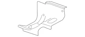 95231607 Gm Genuine Passenger Side Rear Wheelhouse Inner Panel Extension