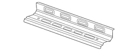 96901513 Gm Genuine Rear Seat Load Floor Filler Panel