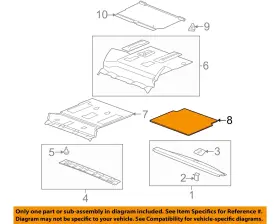 20847334 Gm Oem 09-14 Escalade Esv Rear Body Interior Trim-cargo Cover