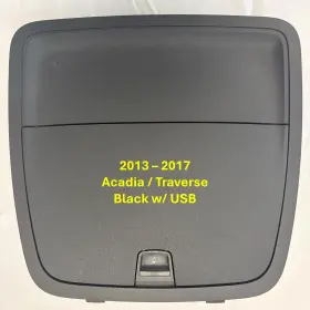 22823197 Gmc 2013-2017 Acadia Traverse Dash Compartment Storage Bin Black Oem