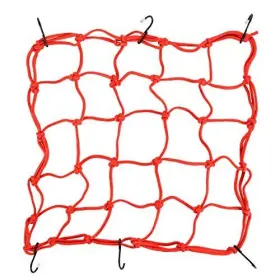 Goofit 702114896752 15 Inch X Elasticated Bungee Luggage Cargo Net With Hooks Hold Down For Motor
