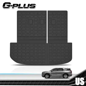 Gplus11121013 Gplusmotor Tpe Cargo Trunk Liner Cover Floor Mat Fit For 2020-2025 Hyundai Palisade Black