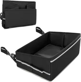 Cags-01101 Graoso Under Seat Storage Fit For Supercrew Cab Foldable Single Black