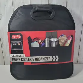 Grease Monkey 816846024878 Collapsible Automotive Trunk Cooler And Organizer