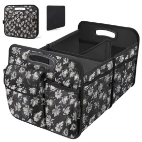 Hpag-0039 Habopet Collapsible Car Storage - Multi-compartment Organizer For Suv Mini-van Flo