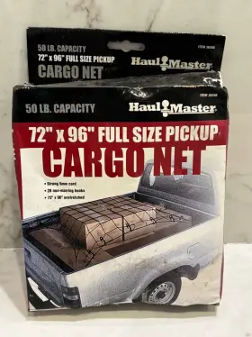 36598 Haul-master 72 Inch X96 Full Size Pickup Cargo Net Nib Free Shipping