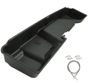 Bap11018 Hecasa Underseat Storage Box For 2007-2013 Chevy Silverado Gmc Sierra Extended Cab